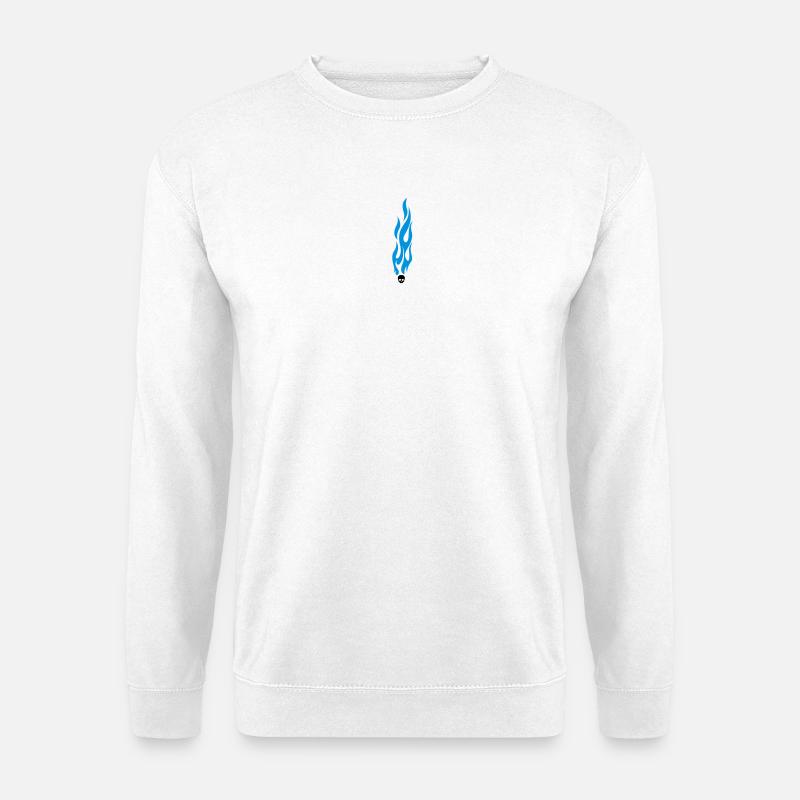 flammen - Unisex Pullover - Weiß