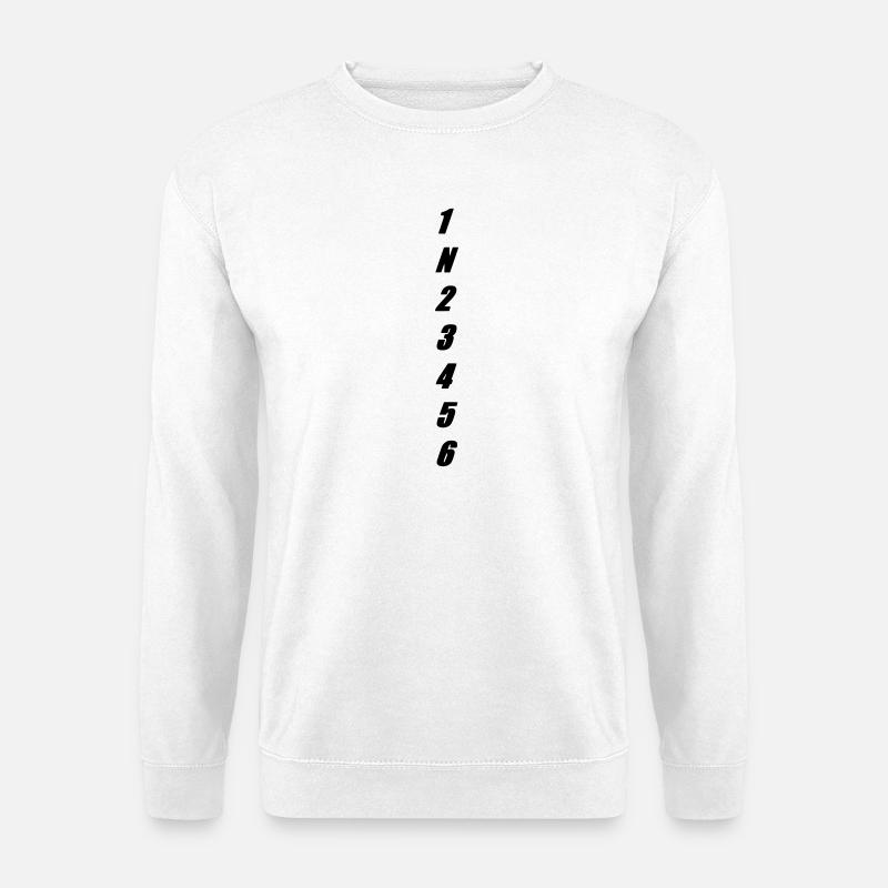 Schaltung - Unisex Pullover - Weiß