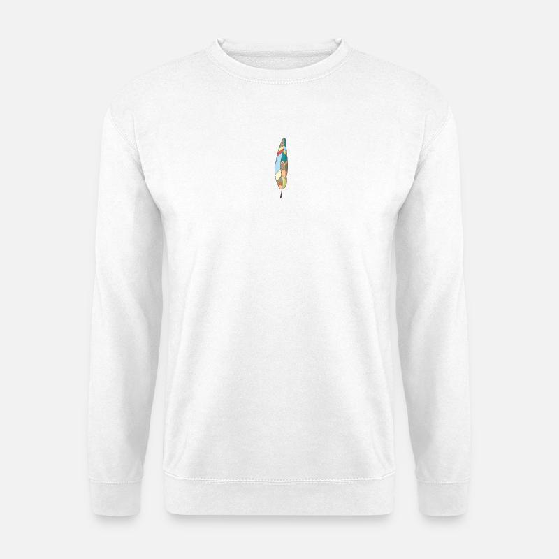 Feder - Unisex Pullover - Weiß