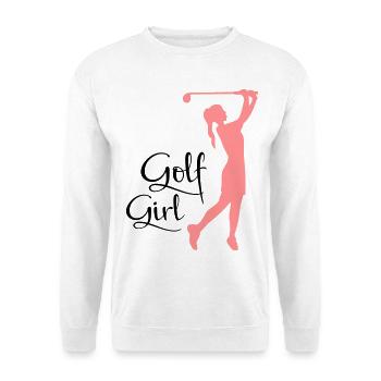 Golf - Unisex Pullover - Weiß - Vorne