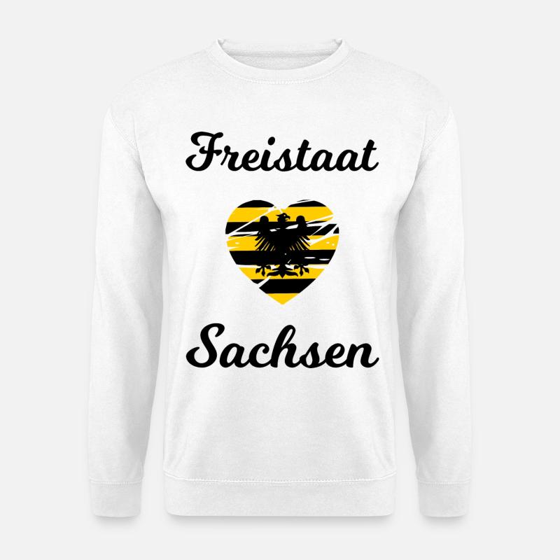 Freistaat Sachsen - Unisex Pullover - Weiß
