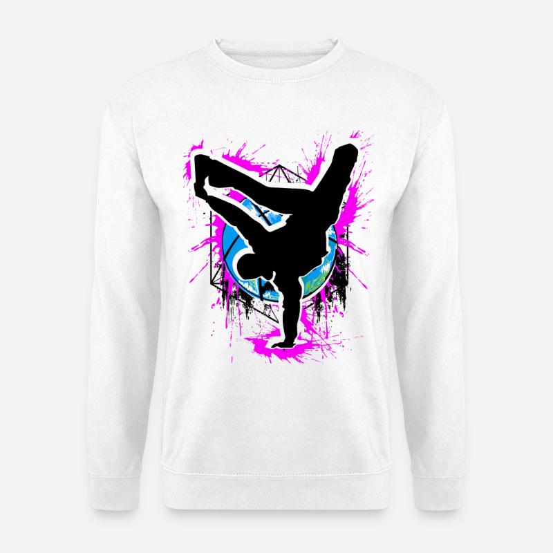 Breakdance - Breakdancer - Breakdancing - BBoy - Unisex Sweatshirt - white