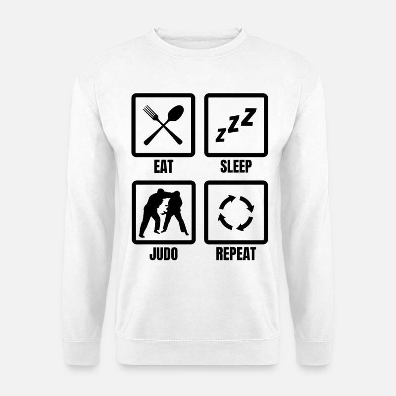 Judoka Routine - Unisex Pullover - Weiß