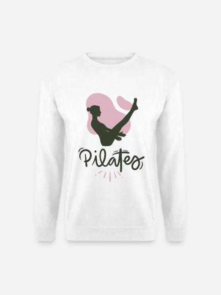 Pilates - Sweat-shirt Unisexe - blanc