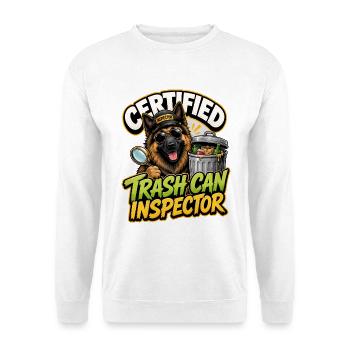 Berger belge - Sweat-shirt Unisexe - blanc - Devant