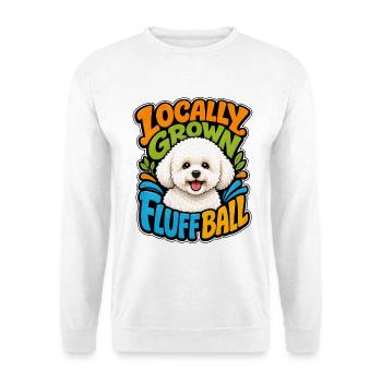 Bichon Frise - Unisex Pullover - Weiß - Vorne - Alina (178cm) & Michal (187cm)