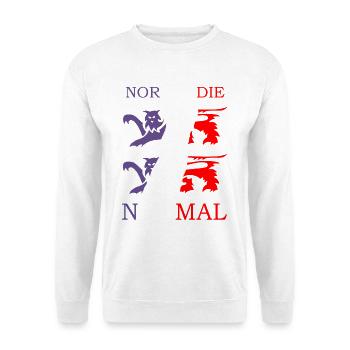NORMANDIE / NORMAL Louis RUNEMBERG © Adagp - Sweat-shirt Unisexe - blanc - Devant