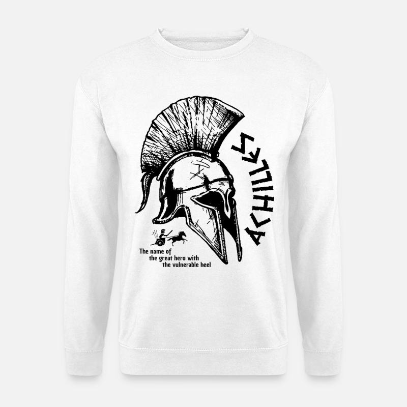 Achilles griechischer Held - Unisex Pullover - Weiß