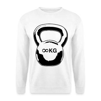 Rundgewicht - Unisex Pullover - Weiß - Vorne