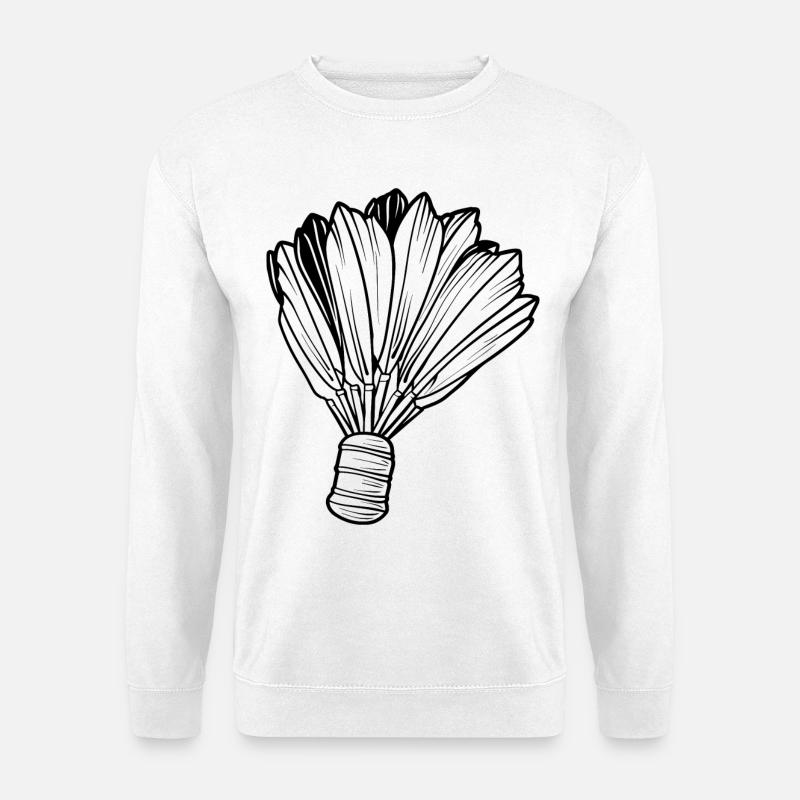 Federball Skizze - Unisex Pullover - Weiß