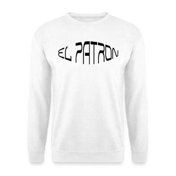 El Patron – The Doer Look - Unisex Sweatshirt - white - Front