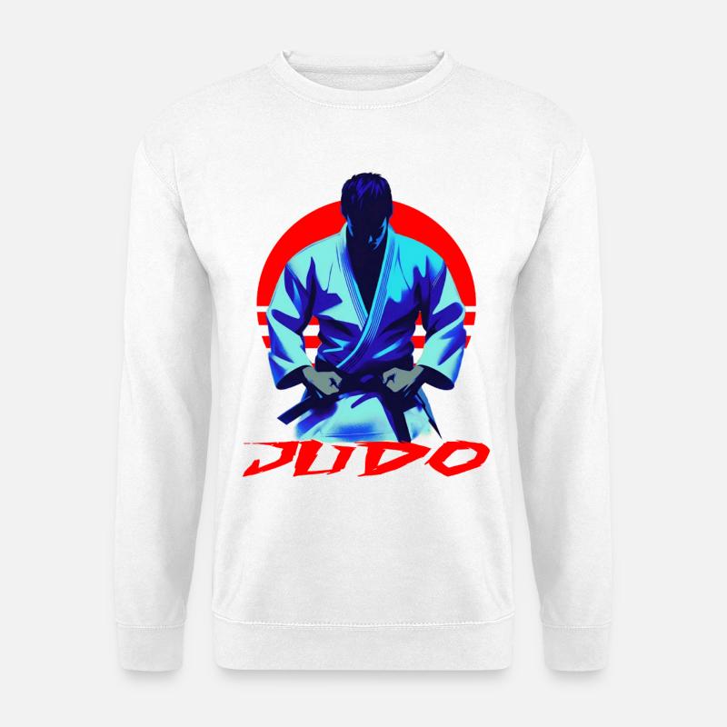 Kampfsport Judo Eleganz - Unisex Pullover - Weiß