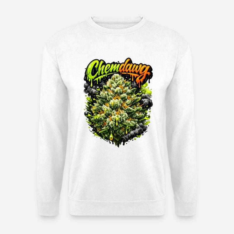 Chemdawg Graffiti-Kunstdruck - Unisex Pullover - Weiß
