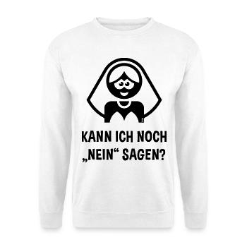 Braut – Kann Ich Noch „Nein“ Sagen? (JGA / Black) - Unisex Pullover - Weiß - Vorne