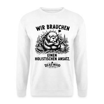 Geschenk für Kollegen Business Buzzword Humor - Unisex Pullover - Weiß - Vorne