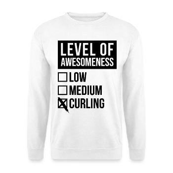 Curling - Unisex Sweatshirt - white - Front