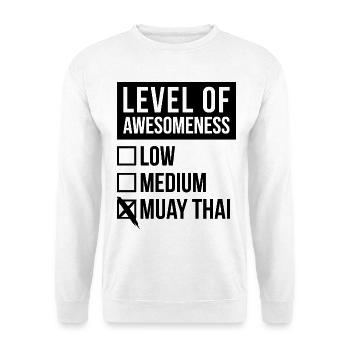 Muay Thai - Unisex Sweatshirt - white - Front