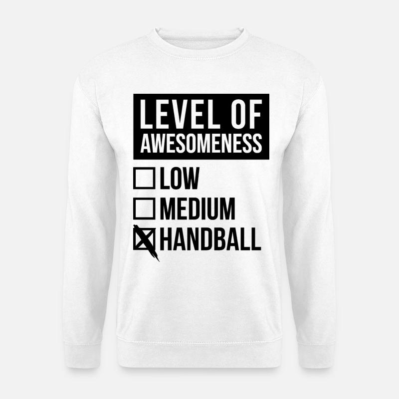 Handball - Unisex Pullover - Weiß