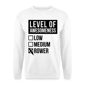Rowing Rowing Rowing - Unisex Sweatshirt - white - Front