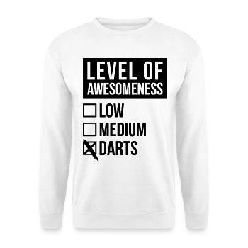 Darts Darts Darts - Unisex Sweatshirt - white - Front