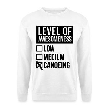 Canoeing - Unisex Sweatshirt - white - Front