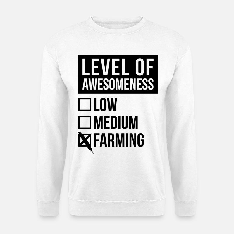 Farming - Unisex Sweatshirt - white