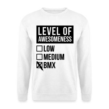 BMX BMX BMX - Sweat-shirt Unisexe - blanc - Devant