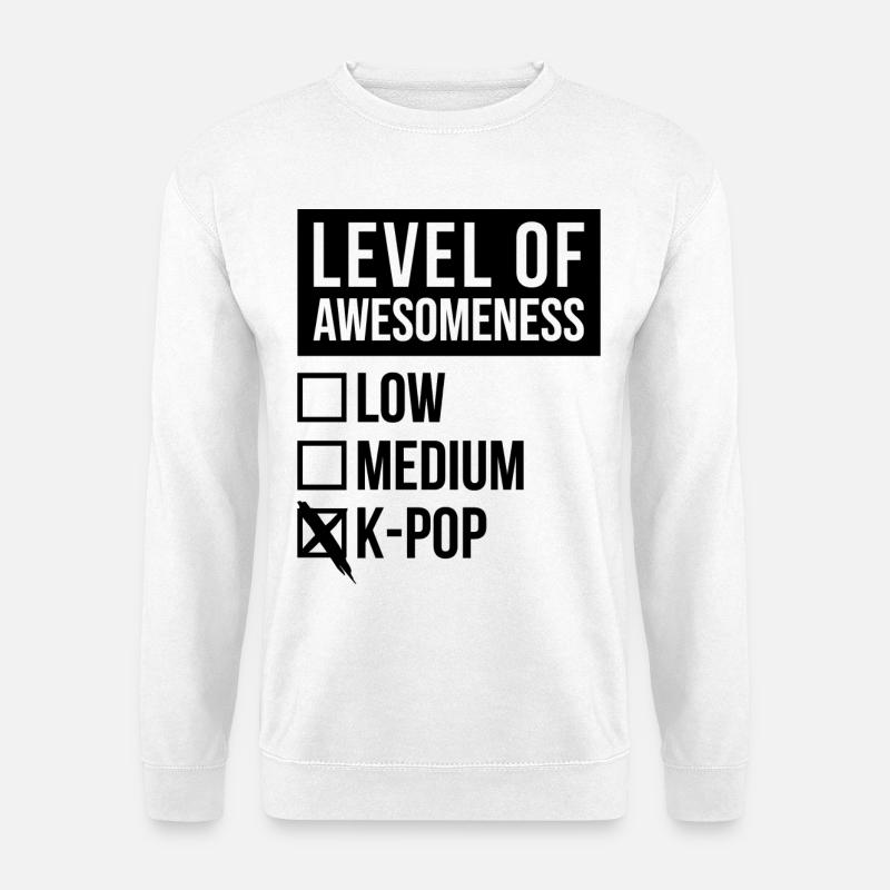 k pop - Unisex Pullover - Weiß