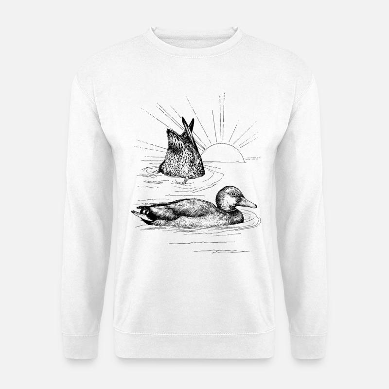 STOCKENTEN - Unisex Pullover - Weiß