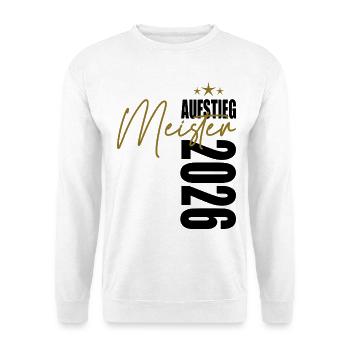 Meister 2026 - Unisex Pullover - Weiß - Vorne