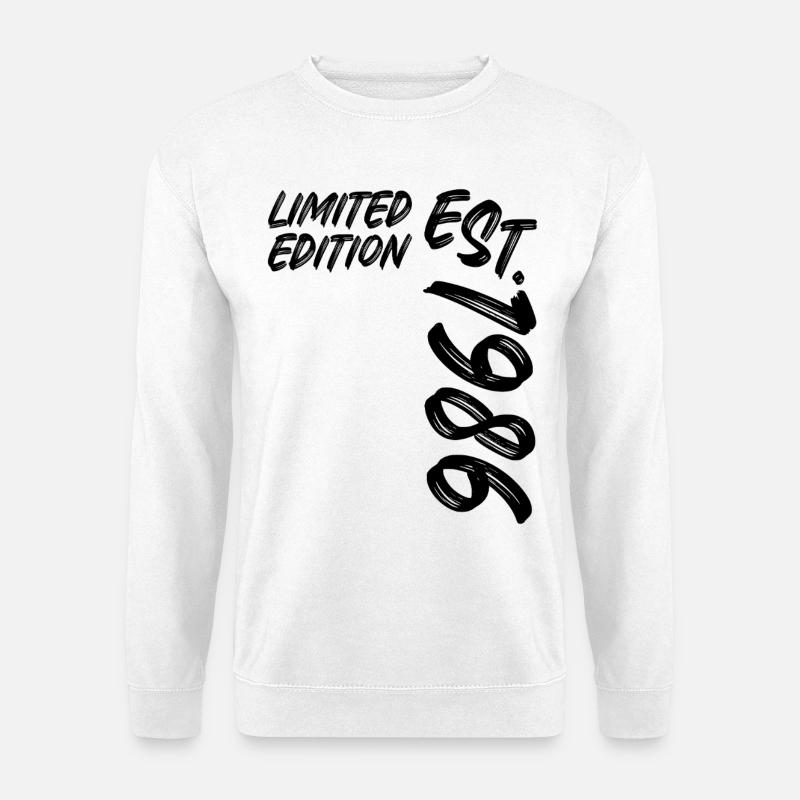 Limited Edition Est. 1986 - Unisex Pullover - Weiß