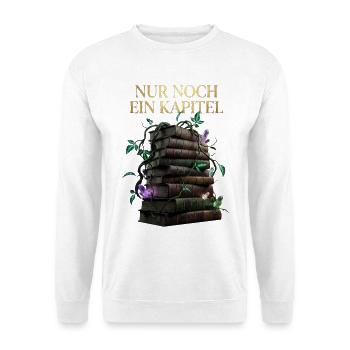 Nur noch ein Kapitel German Fantasy Book Lover - Unisex Pullover - Weiß - Vorne