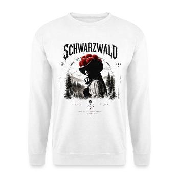 Black Forest Bollenhut Portrait - Unisex Sweatshirt - white - Front