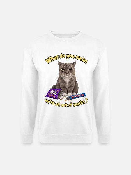 Keine Snacks mehr - Unisex Pullover - Weiß