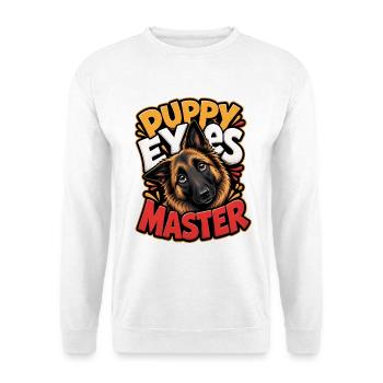 Belgischer Schäferhund - Unisex Pullover - Weiß - Vorne - Alina (178cm) & Michal (187cm)