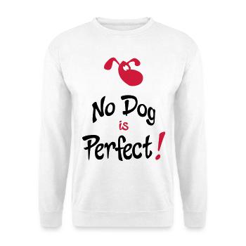 humorous dog - Unisex Sweatshirt - white - Front