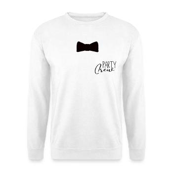 Party Crew – Team Outfit for Celebrations - Unisex Sweatshirt - white - Front