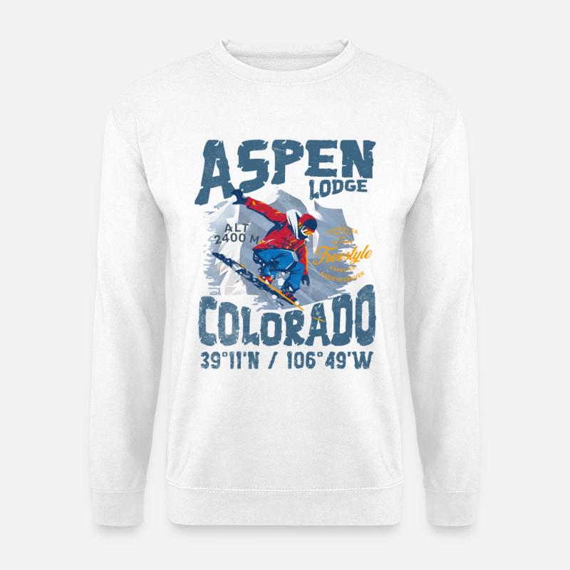 Aspen Lodge Freestyle - Unisex Pullover - Weiß