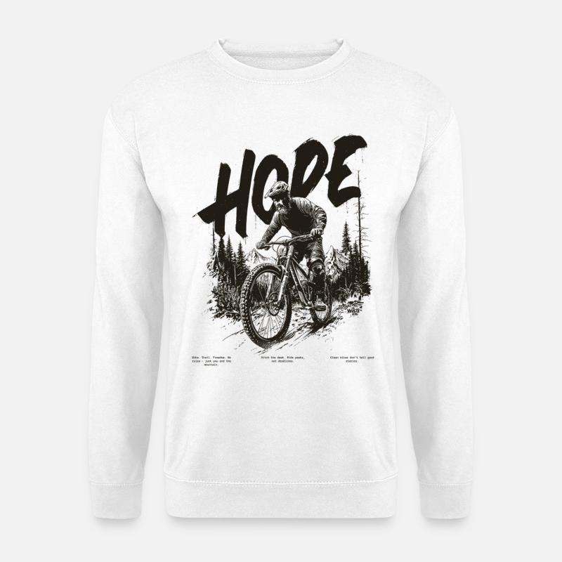 Biker Hope - Unisex Pullover - Weiß