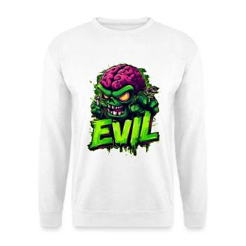 Evil - Unisex Pullover - Weiß - Vorne