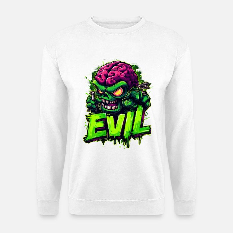 Evil - Unisex Pullover - Weiß