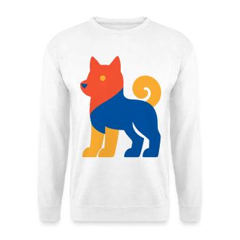 Pop Art Dog - Unisex Sweatshirt - white - Front