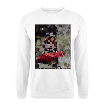 Dotted Butterfly Mosaic - Unisex Sweatshirt - white - Front