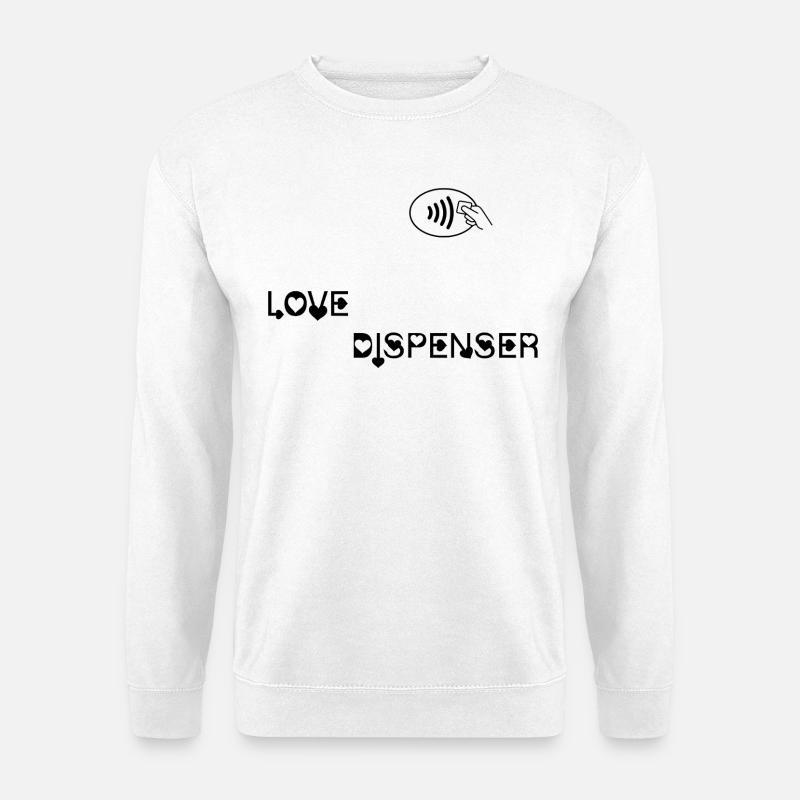 Liebe DIspenser - Unisex Pullover - Weiß