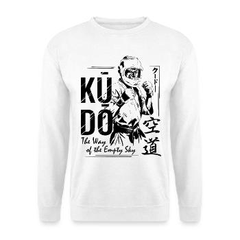 Kudo - Der Weg des leeren Himmels | Japanische Kampfkunst - Unisex Pullover - Weiß - Vorne