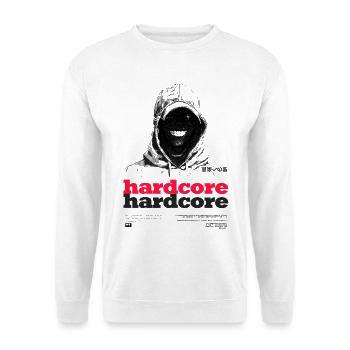 Hardcore Text - Unisex Sweatshirt - white - Front