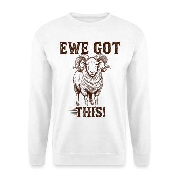 Joke Humor Pun Sheep Sheep - Unisex Sweatshirt - white - Front