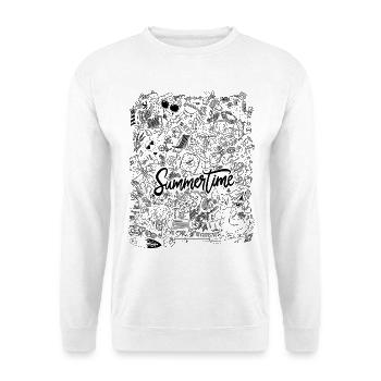 Summertime - Unisex Sweatshirt - white - Front