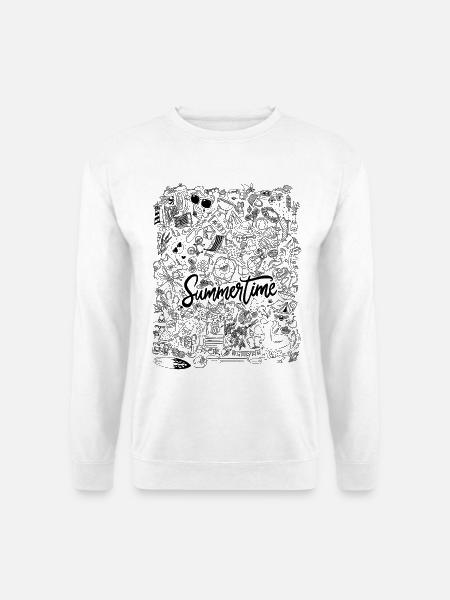 Summertime - Unisex Sweatshirt - white