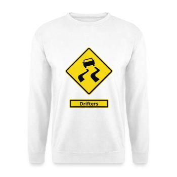 Drifters-Schild - Unisex Pullover - Weiß - Vorne